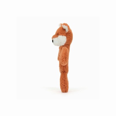 Jellycat Bashful Fox Cub Ring Rattle New Zealand | KNMFI5683